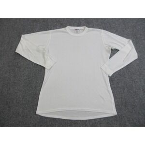 Patagonia‎ Capilene Shirt Mens Small White Long Sleeve Base Layer Made USA